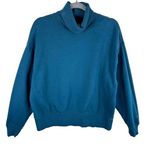 Calia by Carrie  Underwood Teal Blue Cowl Neck Long Sleeve Pullover Sweatshirt M Photo 0