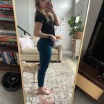 Yogalicious 𝅺 crop Leggings yoga XSmall blue teal Activewear pants NEW Photo 3