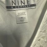 Nine & Co. Vintage Womens Ivory Slip Nightie Size Small With Lace Overlay Photo 1