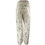 Lovers + Friends  Lover Boy White Leopard Print Straight Baggy Denim Jeans Sz 29 Photo 2