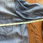 Rails Dark Wash Chambrah Denim Pullover Collared Shirt Midi Dress Sz Small 1650 Photo 11