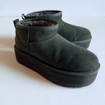 UGG  Classic Ultra Mini Platform Boots Women’s 10 FRSN Green Suede 1135092 Box Photo 7