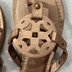 Pierre Dumas Gold Sandals Sleek Flip-Flop Design Photo 5