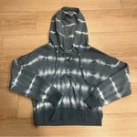 FP Movement Free People Tie Die Believer Hooded Sweatshirt Navy Blue Size S Photo 1