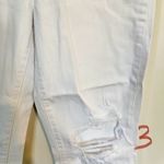 L'Agence NWT Audrina High Rise Straight Jean in Blanc Worn Destruct - Size 32 Photo 7