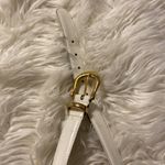 Capezio  Genuine Leather Women Belt size XL long 40”color white Photo 4