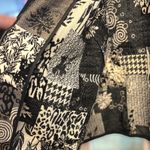 Dress Barn Womens 3X Black White Long Sleeved Open Front Casual Patchwork Jacket Photo 7