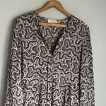 ALC Frank A.L.C. Multicolor Randi Floral Silk Calico Prairie Paisley Mini Dress 10 Photo 3