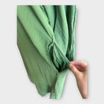 Oh My Gauze! Florida Women's Oversized Maxi Kaftan Dress Green size 1 Flowy Boho Size M Photo 4