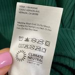 Reformation NWT Maya Knit Mock Neck Mini Dress in Emerald - S Photo 9