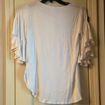 Gianni Bini ruffle sleeve tunic top Photo 5