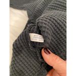 Aerie  Long Sleeve Blizzard Waffle Mock Neck T-Shirt Black Women's Size Medium Photo 3