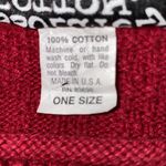 ABSOLUTELY COTTON knit sweater oversized long sleeve crewneck burgundy size M Red Size M Photo 4