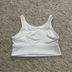 Aerie offline by  white ribbed sport bra size medium Photo 1