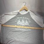 Soffe Womens Raglan T Shirt Winter Wonderland Trees Graphic Print 2XL Photo 4