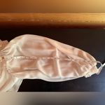 Vintage Felix Arbeo White Chiffon Lace Dress Romantic Long Sleeve 70s Small Photo 11