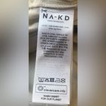 NA-KD  Linen Wide-Leg Pants in Beige, size 6-8 Photo 6