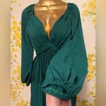 Emerald Green Long Sleeve Prom Dress size S Photo 12