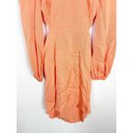 The Wolf Gang Levisa Key Hole Mini Dress Size Small Orange Coral Cocktail Fairy Photo 8