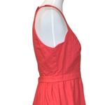 Market & Spruce NEW Halter Dress Linen Coral Linen Cotton Women's Size Medium Photo 7