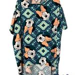 LuLaRoe  Irma small womens Minnie Mouse Disney geometric pastel print Photo 0