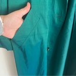 London Fog  Teal Double-Breasted Trench Coat One Size Photo 5