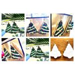 Handmade Caribbean Christmas Tree Earrings  Beaded Ornaments Island Vacat… Photo 11