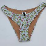 J.Crew NWT Floral Curved Waist Cheeky Bikini Swim Bathing Suit Bottom Small Photo 2