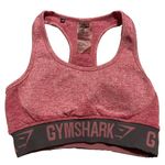 Gymshark Flex Racerback Seamless Sports Bra Size Small Pink and Grey Photo 0