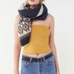 Urban Outfitters Mustard Suede Cropped Tube Top Photo 3