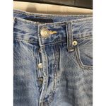 Aeropostale Size 4 90’s Baggy High Rise Distressed Medium Wash Stretch‎ Blue Photo 1