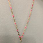 Handmade pink star necklace  Photo 0