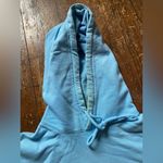 Odd Future  Women’s Sky Blue Cropped Hoodie Size MD DISCOLORATION Photo 3