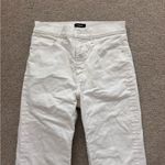 EXPRESS White High-Waisted Straight leg jeans Photo 1