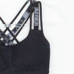 Victoria's Secret  Sport Womens Criss Cross‎ Strappy Sports Bra Size S Black Gym Photo 1
