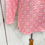 Vineyard Vines  Sankaty Printed Boat Neck Shirt Coral Pink Small Photo 5