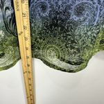 Forbidden Los Angeles Blouse Womens Medium Paisley Boho Sheer Fairy Y2K Top Photo 4