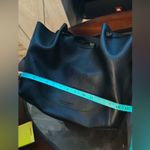 Sondra Roberts  Black Leather Tote Photo 14