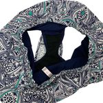 Cocos Swim Bikini Bottoms Womens 18 Blue White Shorts Retro Y2K Swimwear Photo 2