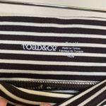 Toad & Co  Transita Skirt Striped Black White Photo 4
