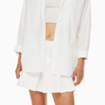 Aritzia  Wilfred Free Relaxed Poplin Button Down White Small Photo 0