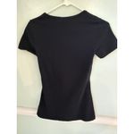 Boob Nursing Shirt Small Black Short Shirt Top Photo 4