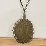 Floral Embroidered Pendant Necklace Green Photo 2