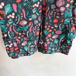 Duluth Heirloom Gardening Short Overalls Veggie Print Sz Small Black Photo 3