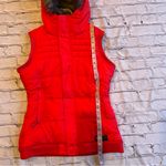 Burton  Vest Ski Snowboard Fur Trim Hooded Red Small Womens Puffer Winter Dryride Photo 6