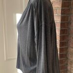 True Craft Gray Baby Doll Soft Stretch Top Small Photo 3