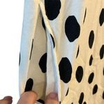 UT Uniqlo Women's XS Black Polka Dot Scandinavian Knee Length Dress Flaw Photo 6