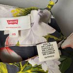 Levi's Levi sz XS green red jungle print silk jumpsuit Photo 6