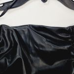 superdown  Lily Ruched Mini Dress in Black Medium Photo 12