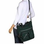 Kipling Johanna Tote Bag Purse Black Nylon Messenger Bag Joslyn Photo 15